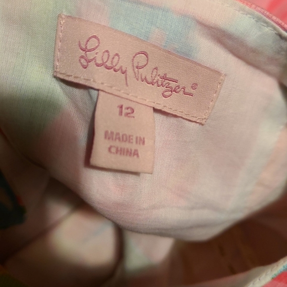 Lilly Pulitzer dress size 12 cotton. Great shape - Picture 3 of 4